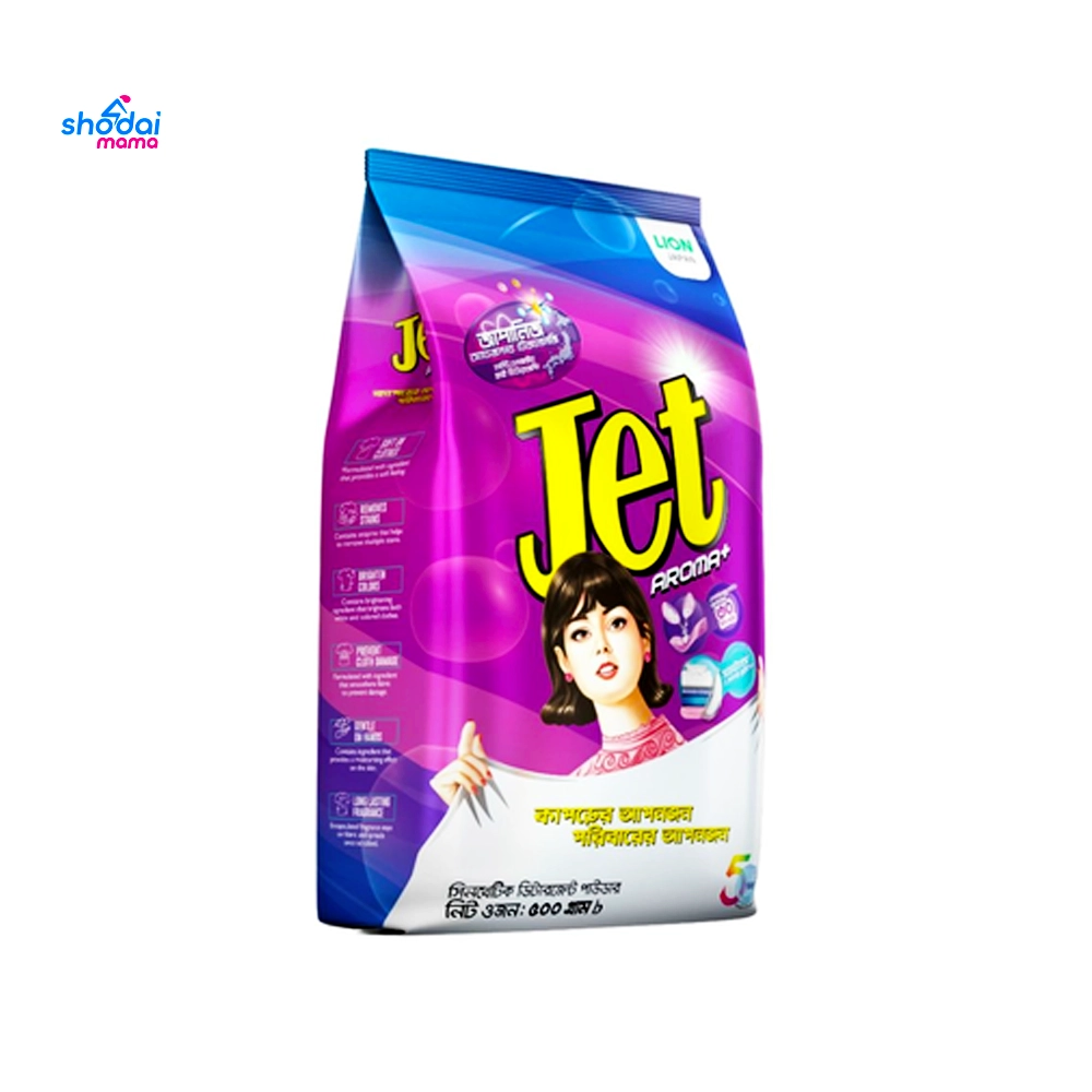 Jet Aroma+ Detergent Powder 500gm
